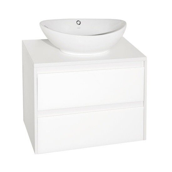 фото Тумба под раковину подвесная Style Line Монако 70 ЛС-00000623 белый