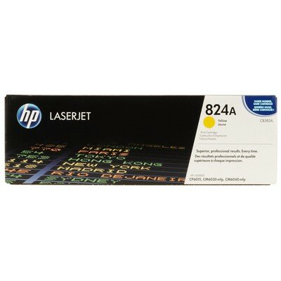 Картридж HP CB382A жёлтый для CP6015/ CM6030/ CM6040, CP6015DN/CP6015N/