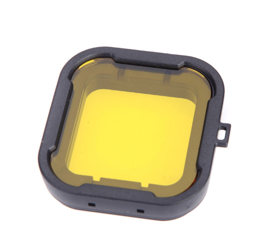 Фильтр для подводной съемки широкий Aqua box GoPro3+/4 (жёлтый)