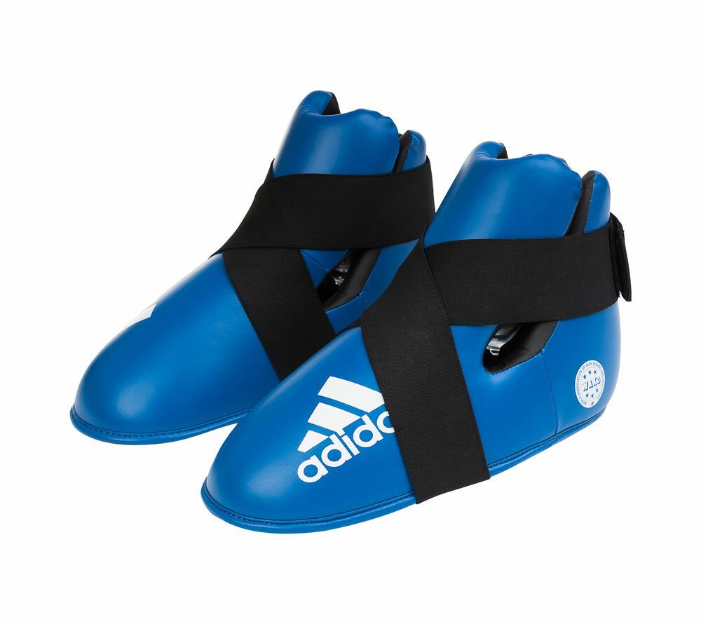 Футы: Защита стопы (футы), Adidas WAKO Kickboxing Safety Boots синяя, размер XL, артикул adiWAKOB01 (Размер: XL)