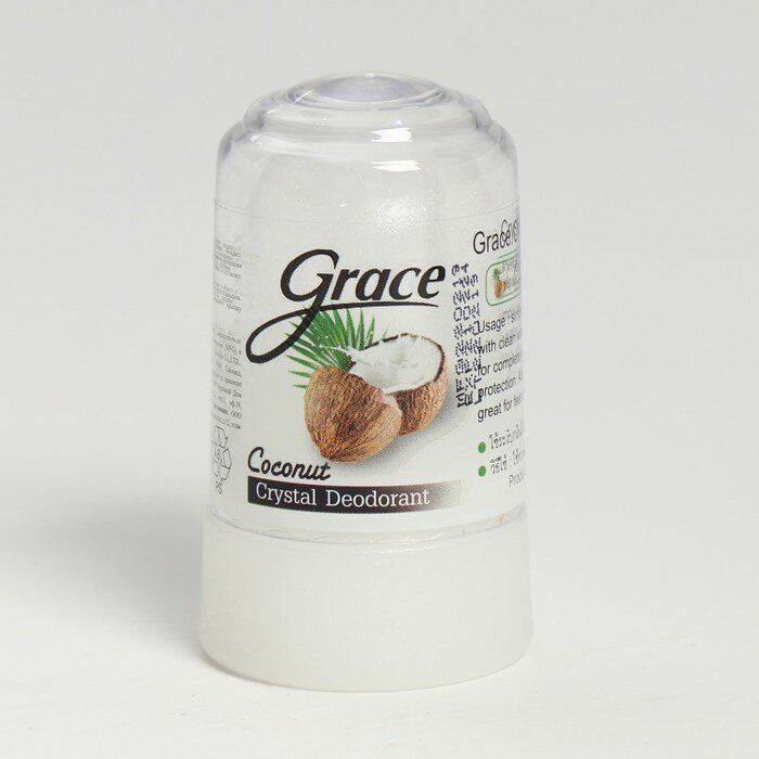 Grace Дезодорант - кристалл минеральный "Grace", кокосовый, 70 г