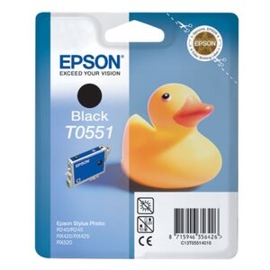 Картридж Epson T0551 Black черный C13T05514010