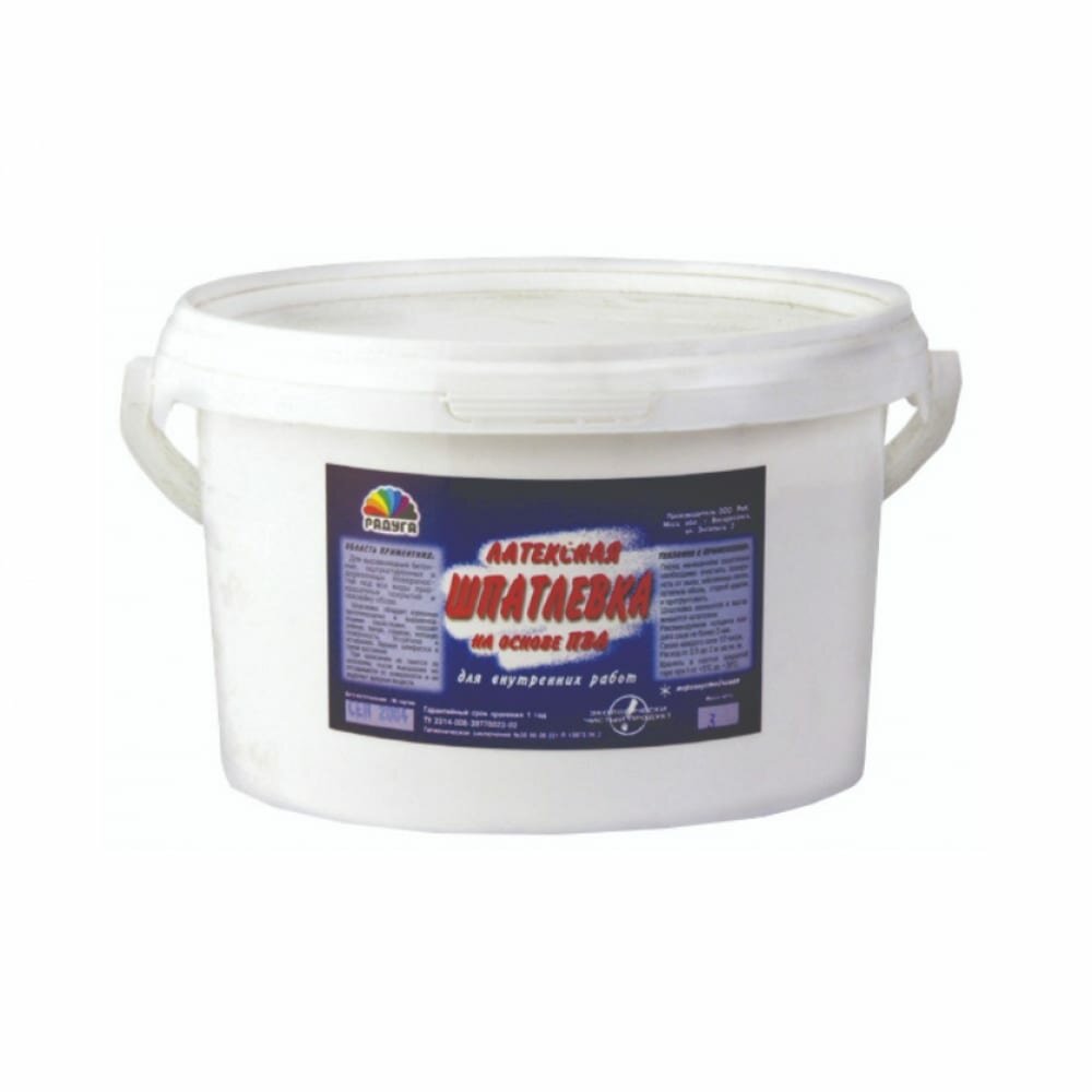 фото Латексная шпатлевка Радуга 7427
