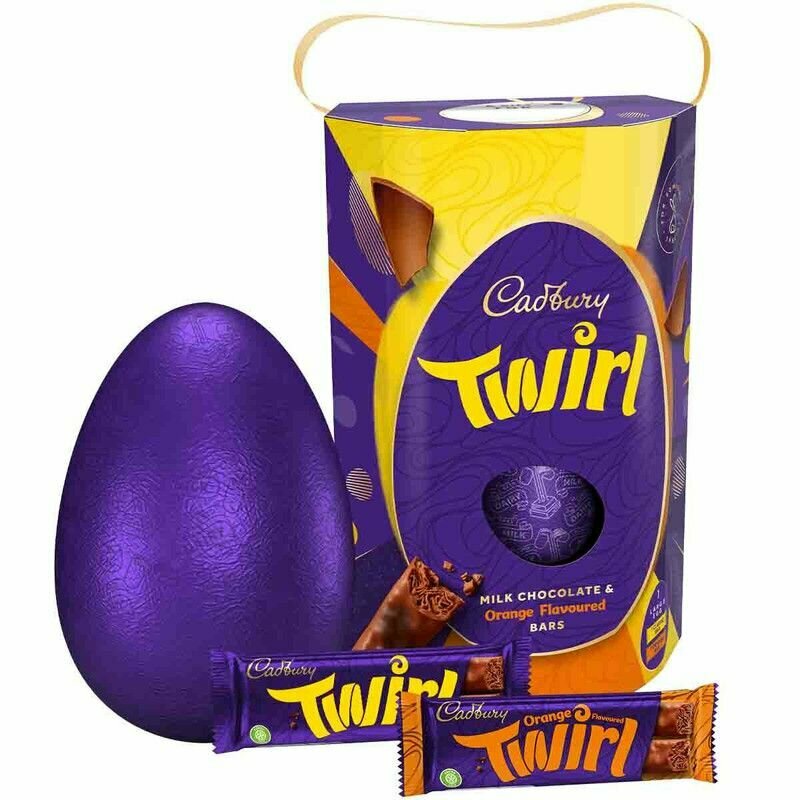 Шоколадное яйцо Cadbury Twirl Chocolate Luxury , 8 шт - фотография № 1