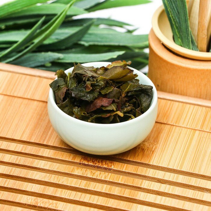 Китайский зеленый чай "Улун виноградный", 50 г - фотография № 4