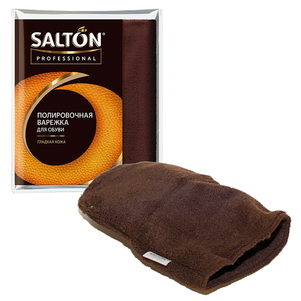 Варежка полировочная для обуви из гладкой кожи Complex Care SALTON Professional.