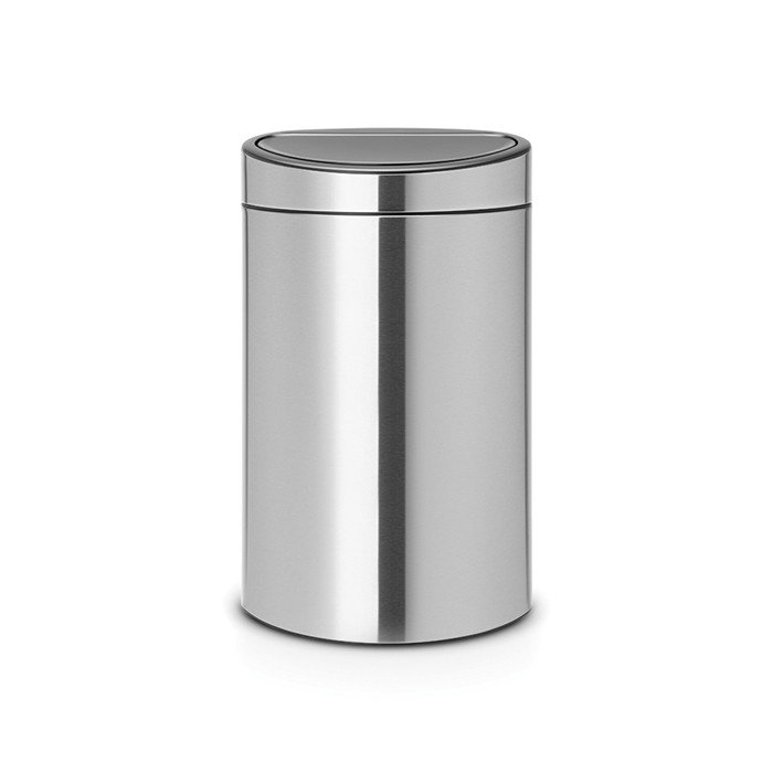 Мусорный бак Touch Bin new двухсекционный (10/23л) Brabantia 100680 - фотография № 1