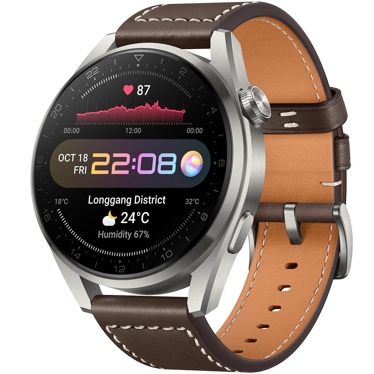 Смарт часы Huawei Watch 3 Pro Classic LTE 48mm (GLL-AL01) Brown/Коричневый