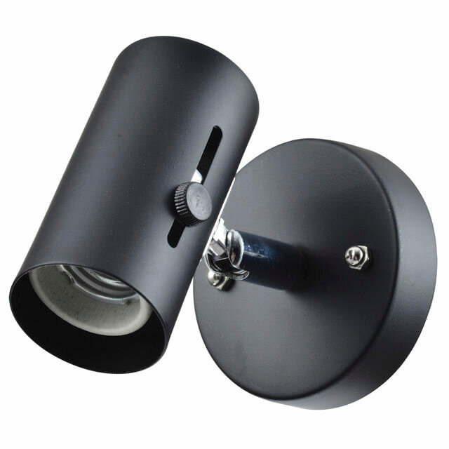 фото Спот de fran kraz е27 1х40вт черный