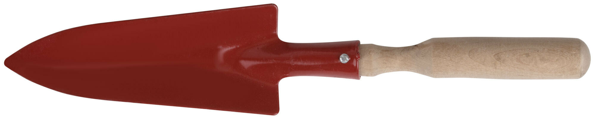 фото Совок посадочный с деревянной ручкой узкий Инструм-Агро 76802