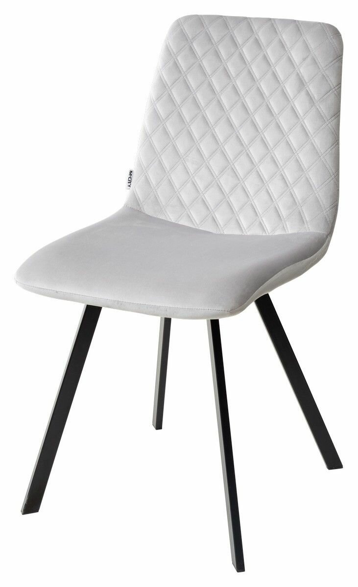 Стул M-CITY DAIQUIRI (4 шт.) BLUVEL-03 LIGHT GREY, велюр