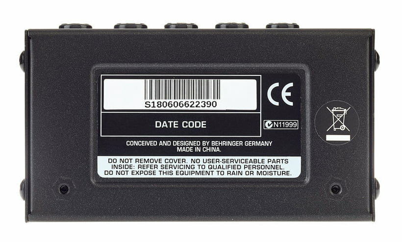 Микшер линейный 4-канальный сверхкомпактный BEHRINGER MX400 — фото 7