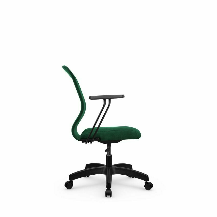 Компьютерное офисное кресло mетта SU-Мr-4/ подл. 109/осн. 005, Зеленое - фотография № 2