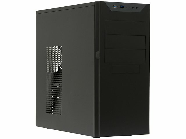 Корпус Powerman Корпус Miditower Powerman BA-833BK, ATX, черный (600Вт)