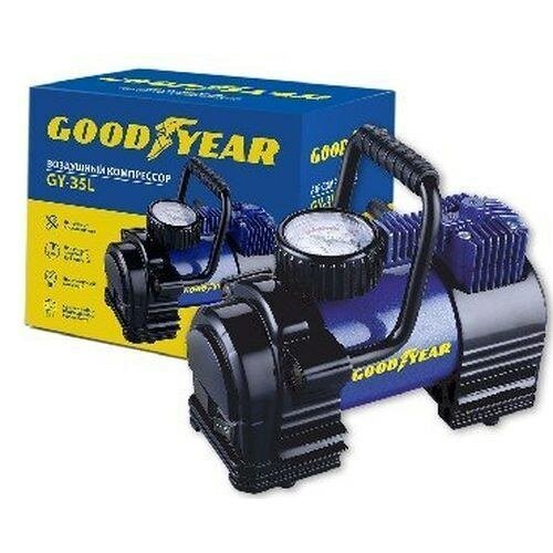 Компрессор (насос автомобильный электрический ) goodyear gy-35l 35 л/мин