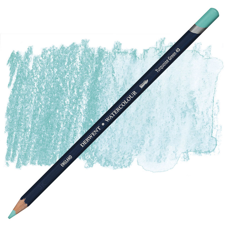 Карандаш акварельный Derwent Watercolour зелёная бирюза 40