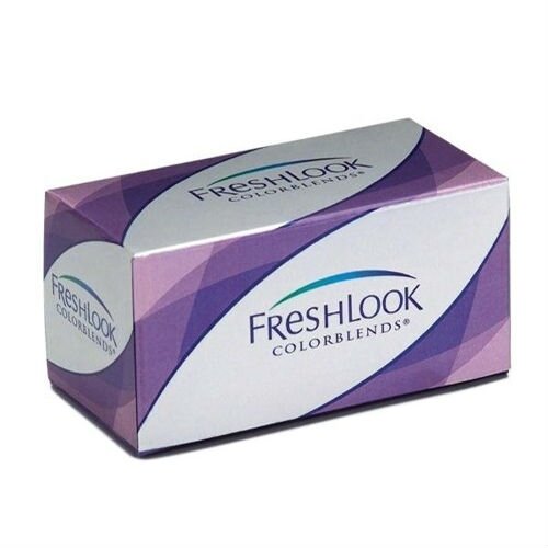 Контактные линзы цветные FreshLook ColorBlends, -3.00 brilliant blue 2шт.