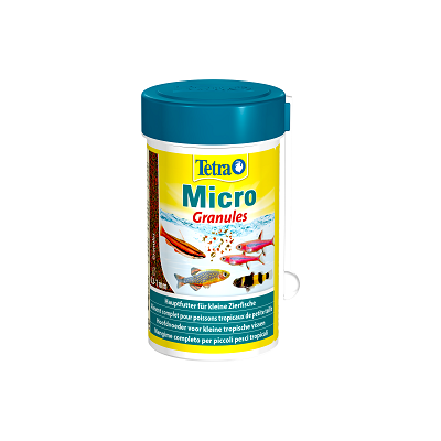 Tetra Micro Granules корм для мелких видов рыб 100 мл .