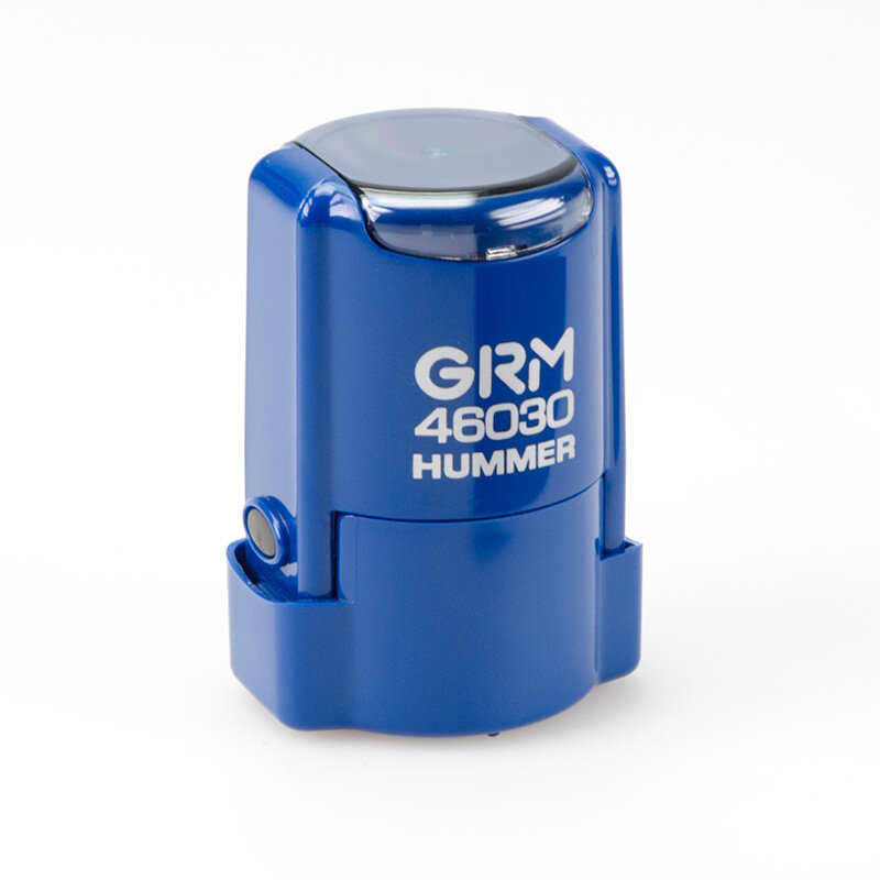 Оснастка для печати в боксе GRM 46030 Hummer синяя глянцевая 30мм