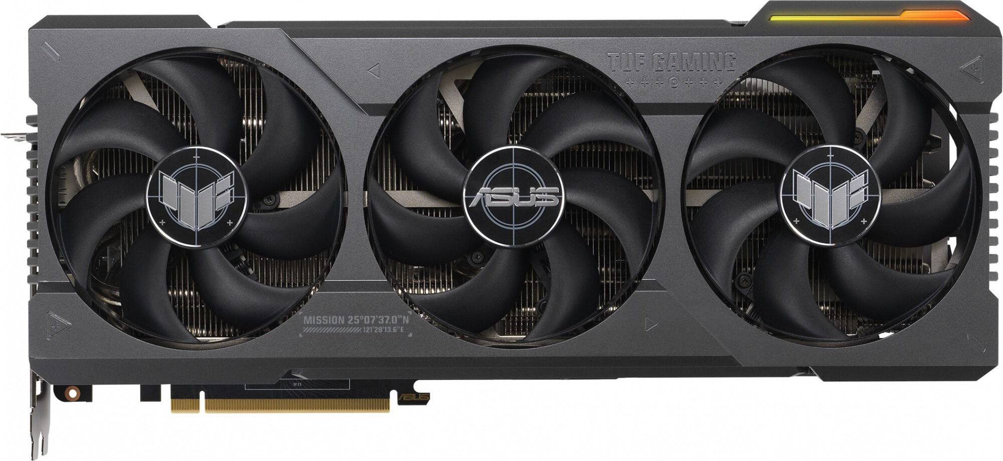 ASUS Видеокарта Asus PCI-E 4.0 TUF-RTX4090-O24G-GAMING NVIDIA GeForce RTX 4090 24576Mb 384 GDDR6X 2565/21000 HDMIx2 DPx3 HDCP Ret TUF-RTX4090-O24G-GAMING