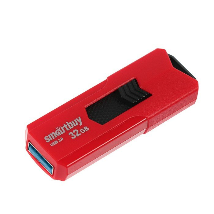 Smartbuy Флешка Smartbuy STREAM Red, 32 Гб, USB3.0, чт до 140 Мб/с, зап до 40 Мб/с, красная