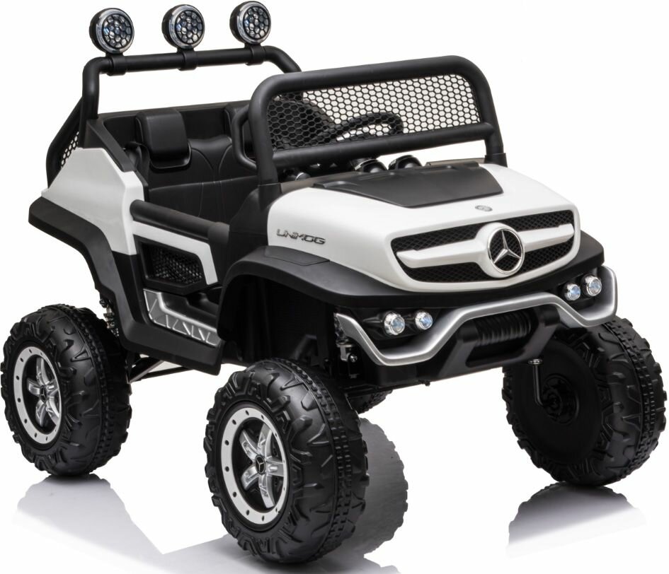 Электромобиль RiverToys Mercedes-Benz Unimog Mini P777BP Белый