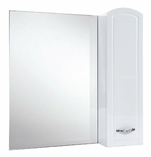 Зеркало-шкаф Bellezza Амелия-70 белый прав. (4610311001014) /8022/ - фотография № 1