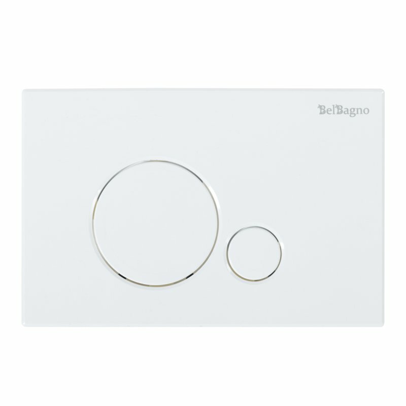 Комплект:Инсталляция для подвесного унитаза BELBAGNO BB001-120 белая кнопка+Унитаз подвесной безободковый с сиденьем BelBagno AMANDA - фотография № 2