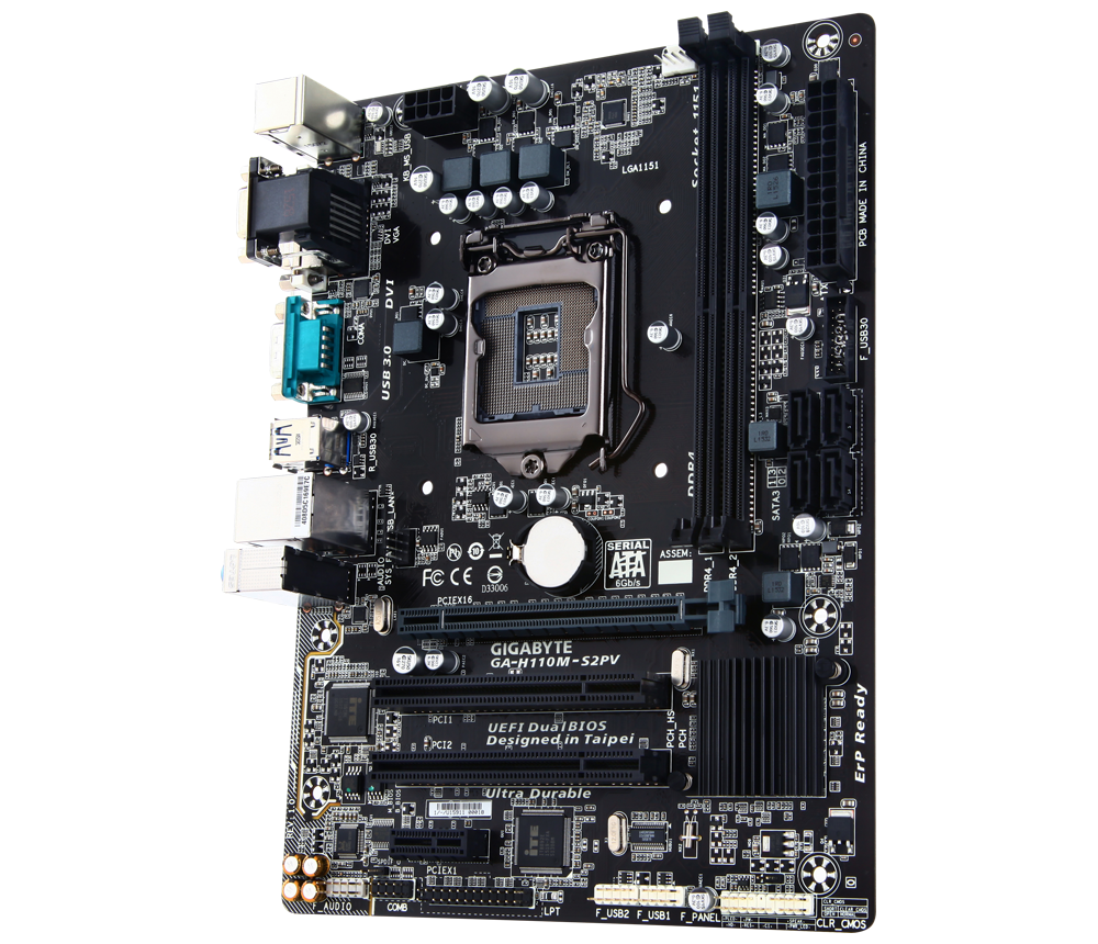 GA-H110M-S2PV LGA1151 материнская плата Gigabyte