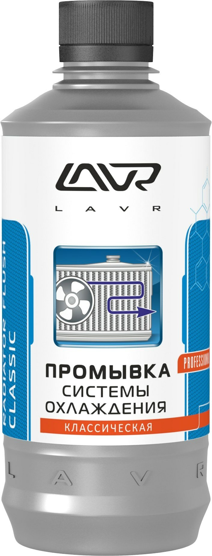 Классическая промывка системы охлаждения lavr radiator flush classic 430мл