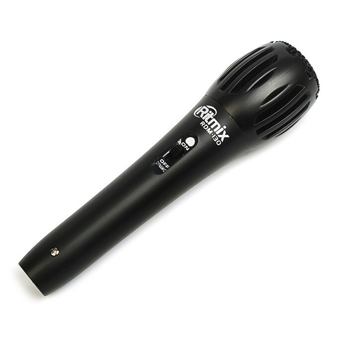 RITMIX Микрофон Ritmix RDM-130 black, 50-16000 Гц, штекер 6.3 мм