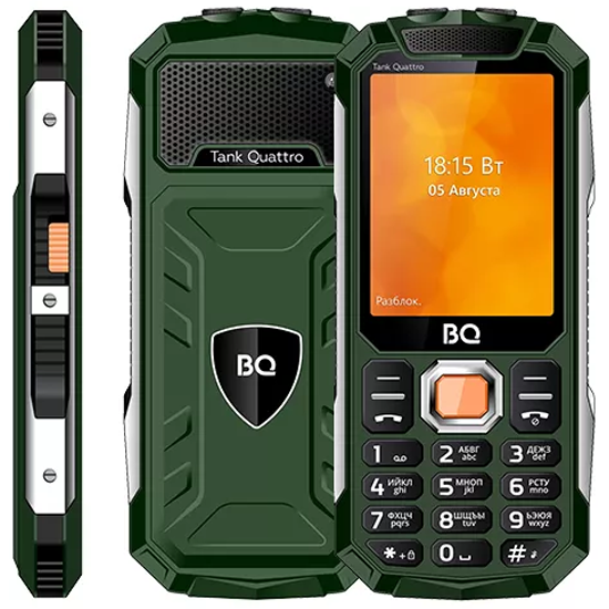 Мобильный телефон BQ 2819 Tank Quattro Зеленый