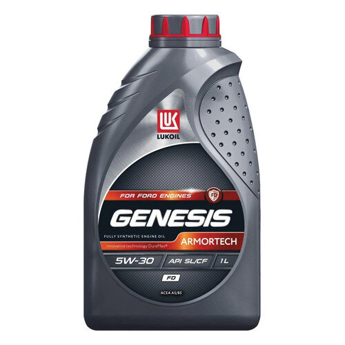 Моторное масло LUKOIL Genesis Armortech FD, 5W-30, 1л, синтетическое [3149867]