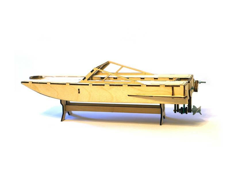 Набор для постройки модели резиномоторного катера