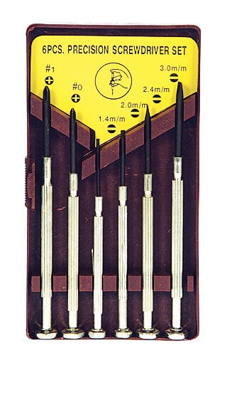 Комплект часовых отверток
