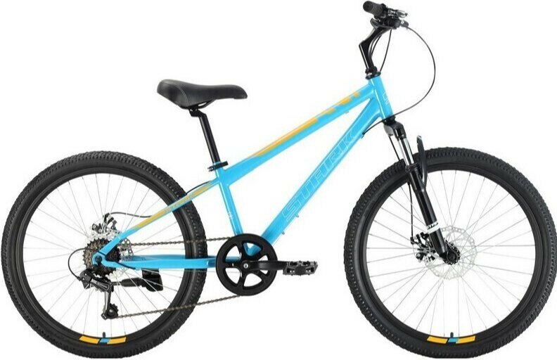 Велосипед для подростков Stark Respect 24.1 D Steel голубой/желтый/белый 12 (HQ-0010144)