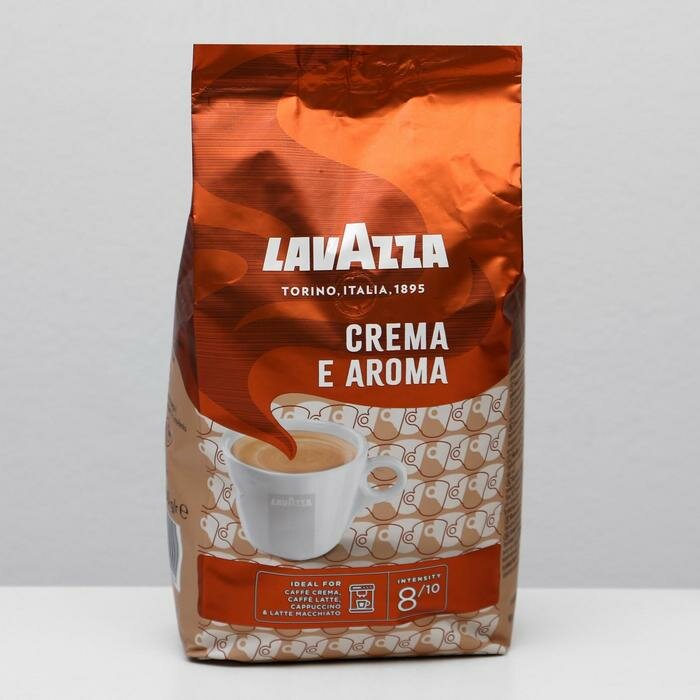 Lavazza Кофе зерновой LAVAZZA Crema Aroma, 1 кг - фотография № 1