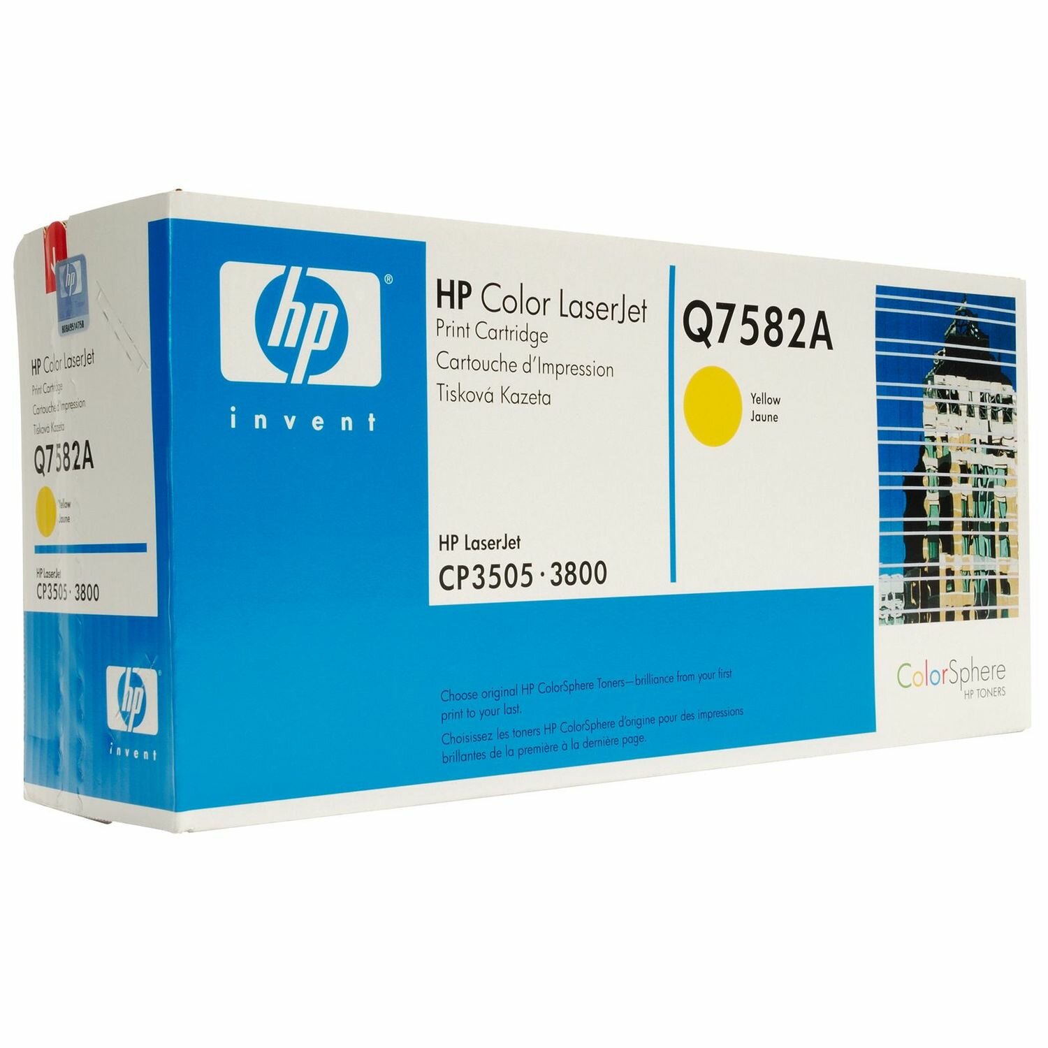 Картридж HP Q7582A HP Yellow для Color LJ3800