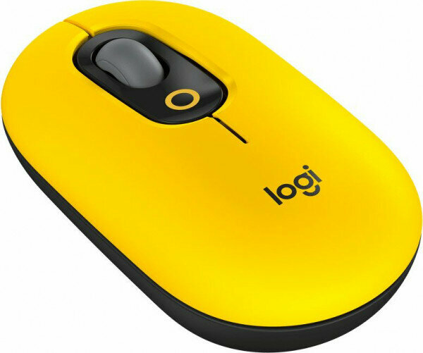 Мышь Logitech POP Mouse with emoji желтый/черный 910-006546