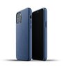 Mujjo Чехол Mujjo iPhone 12 / 12 Pro Leather Case (Monaco Blue) - изображение