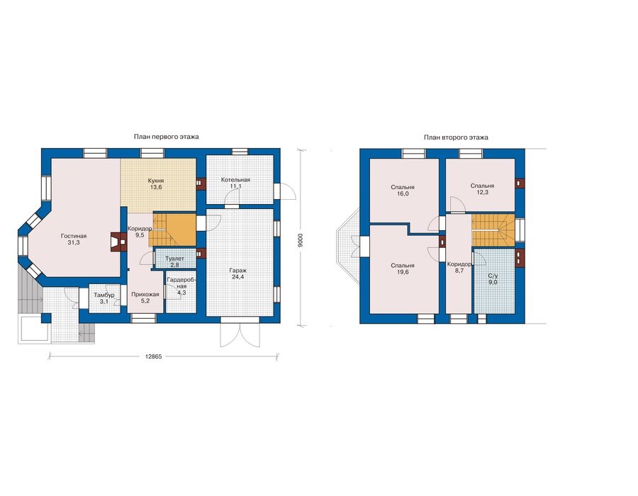 Проект дома Plans-51-41 (154 кв.м, газобетон) - фотография № 3