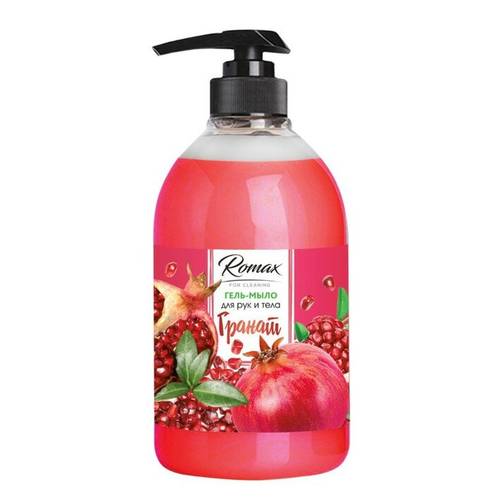фото Гель-мыло Romax «Гранат», 1 л