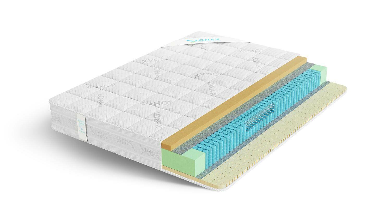 Матрас Lonax Memory-Latex S1000, Размер 215х195 см