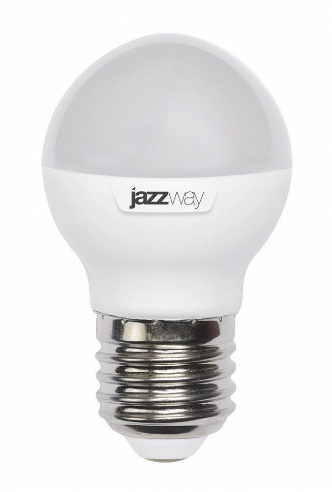 Лампа светодиодная шар PLED- SP G45 7W E27 4000K (7W=60Вт, 560Lm) 230/50 Jazzway - фотография № 2