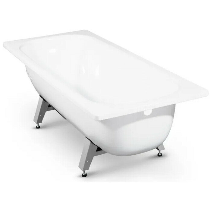 фото Ванна стальная ВИЗ Donna Vanna 105х65 с ножками, белая орхидея (DV-13901 / 4607084496789)