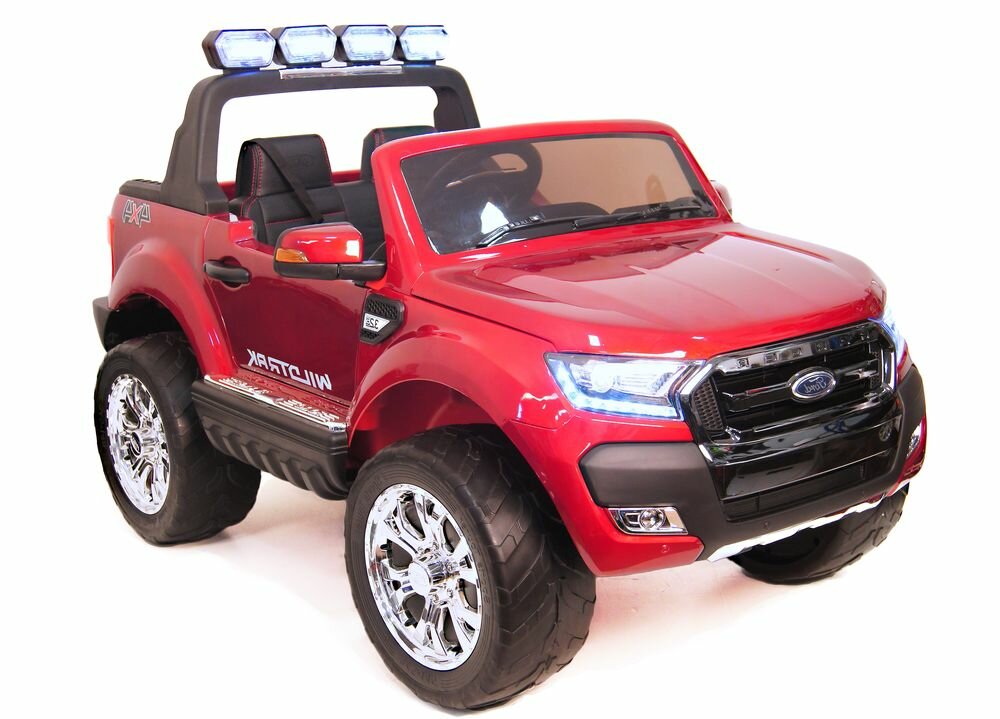 Детский электромобиль Ford Ranger NEW(DK-F650) вишневый глянец (RiverToys)