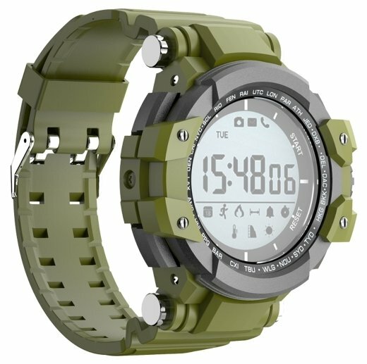 Смарт-часы Jet Sport SW3 1.2" LCD Grey/Green