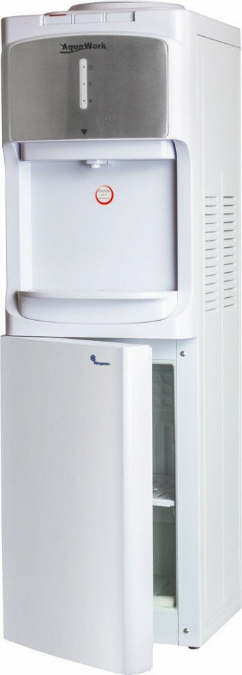 Кулер для воды Aqua Work R83-B белый с холодильником компрессорный, TY-LWYR83B - фотография № 1