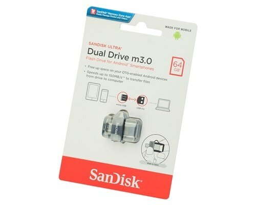 Носитель информации SanDisk Ultra Dual USB Drive 64 GB