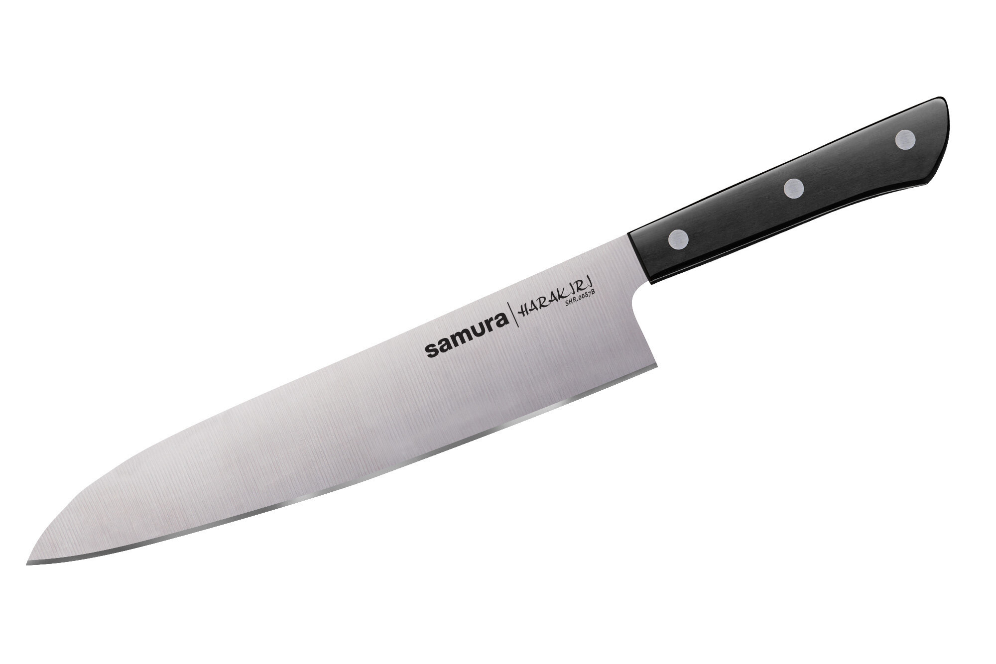 Нож Samura Harakiri Гранд Шеф, 24 см, корроз.-стойкая сталь, ABS пластик - фотография № 1